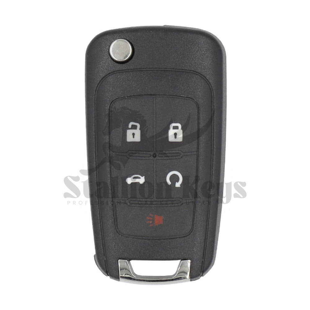 2010-2021 GM / 5-Button Flip Blade Key SHELL / OHT01060512 / AFTERMARKET 2010-2021 GM / 5-Button Flip Blade Key SHELL / OHT01060512 / AFTERMARKET